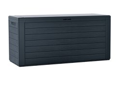 ALDOTRADE Prosperplast Záhradný box WOODEBOX 280l antracit