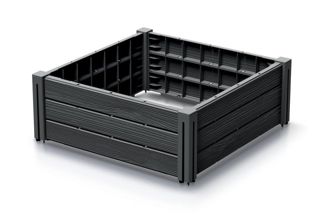 Vyvýšený záhon BASE PLANT 61,8 cm - antracit