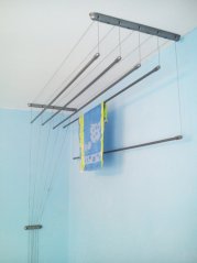 ALDOTRADE Stropný sušiak na bielizeň Ideal 6 tyčí 180 cm