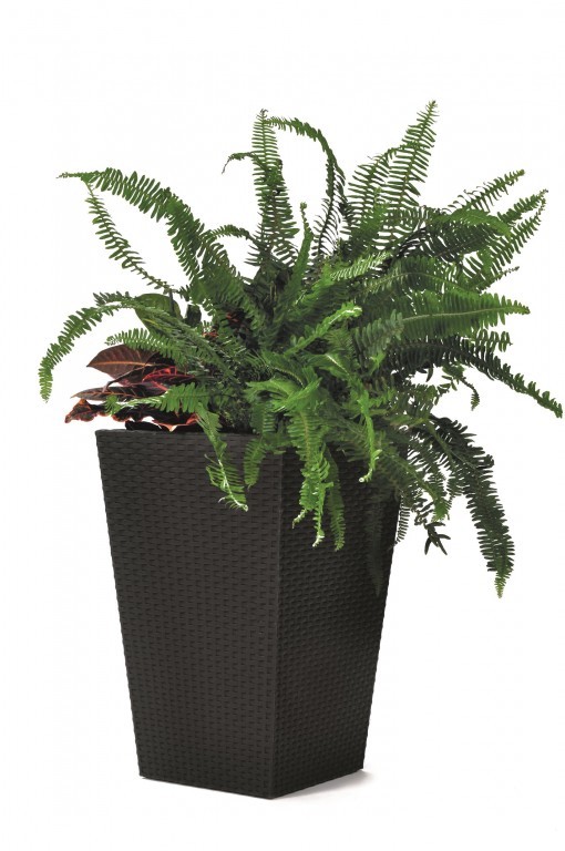 ALDOTRADE Kvetináč Rattan Planter S 23,6l antracit