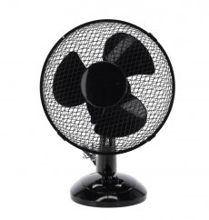 Stolný ventilátor čierny 25W