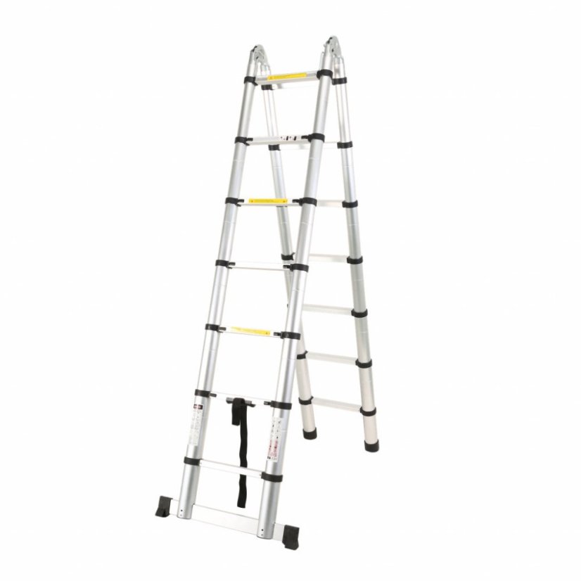 ALDOTRADE teleskopický rebrík hliníkový 2x7