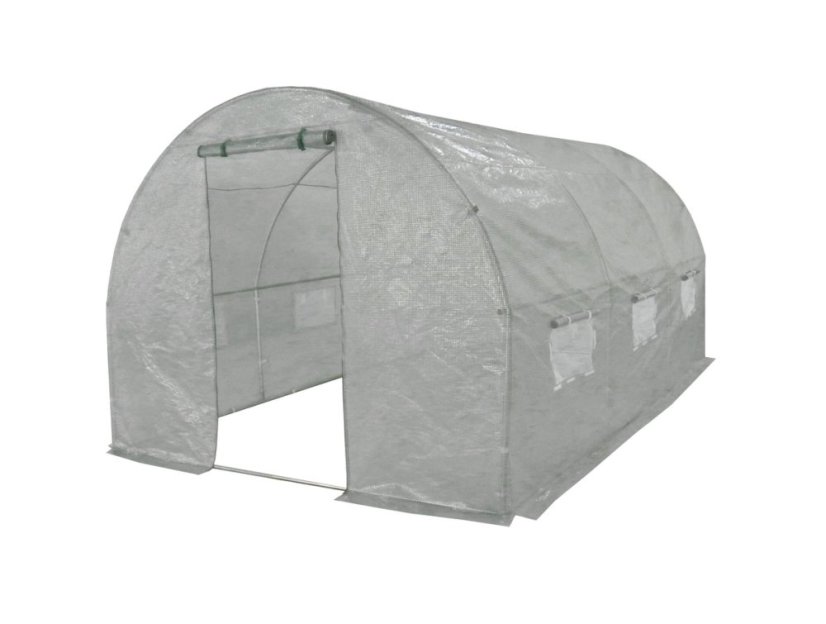 ALDOTRADE Fóliovník záhradný biely 3x2x2m