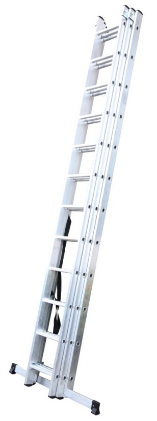 ALDOTRADE Žebřík hliníkový 3x12 HOME