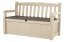 Lavica Eden Garden Bench 265l béžová/hnedá