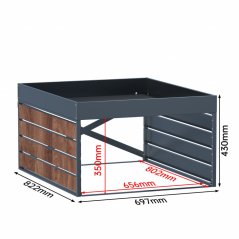 ALDOLINE Prístrešok pre robotickú kosačku Garden