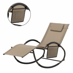 Záhradné hojdacie ležadlo 161x60x80cm hnedé