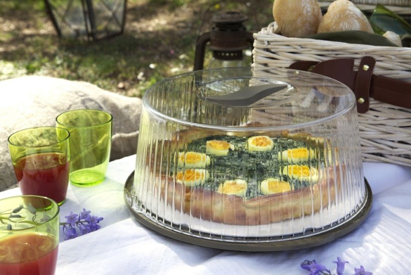 ALDOTRADE Dóza na tortu Portatorta 36,5x33x14,8cm - Názov varianty: Bordo