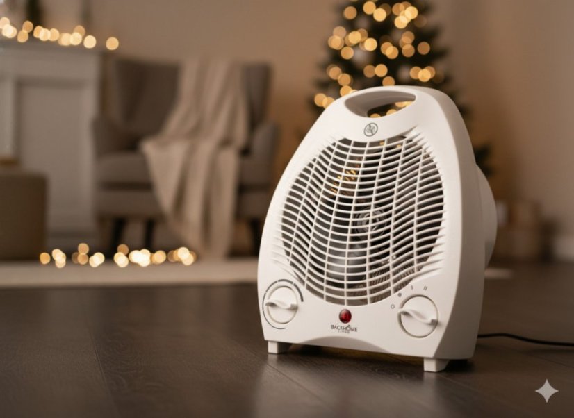 Ohrievač s ventilátorom BACKHOME biele 2000W
