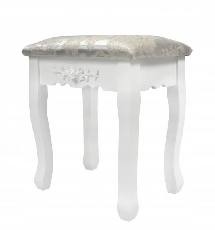 ALDOTRADE Toaletný kozmetický stolík Emilie 143x70x40cm s taburetom