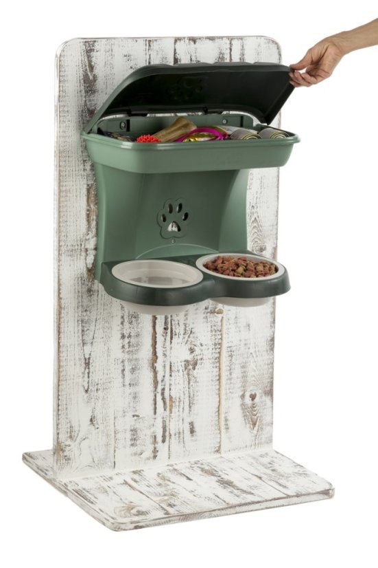 ALDOTRADE Nástenný držiak misiek pre maznáčikov MINI - Názov varianty: Zelená