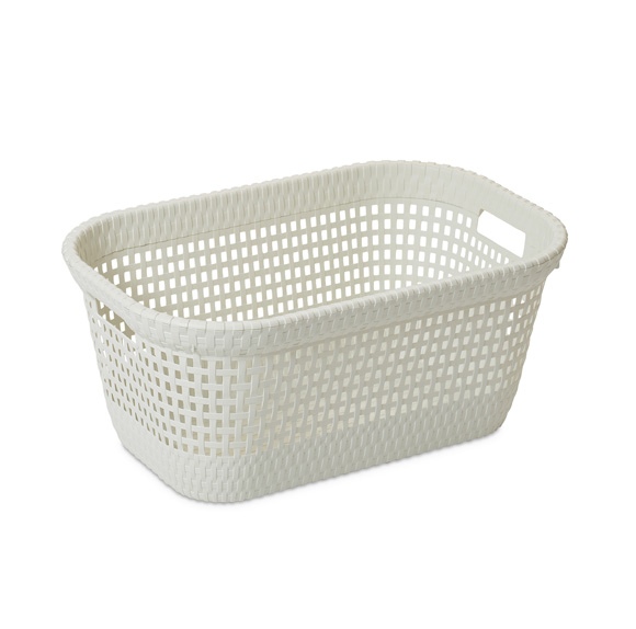 ALDOTRADE Ratanový kôš na bielizeň 45 l ALDO - Názov varianty: Sivá