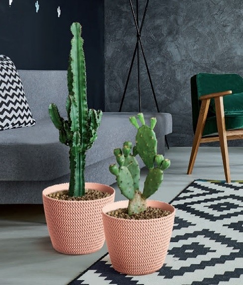 Kvetináč okrúhly SPLOFY priemer 26 cm - Názov varianty: Broskyňa