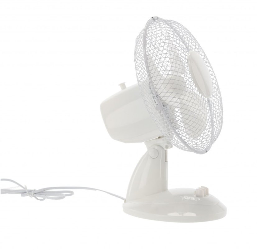 Stolný ventilátor biely 25W