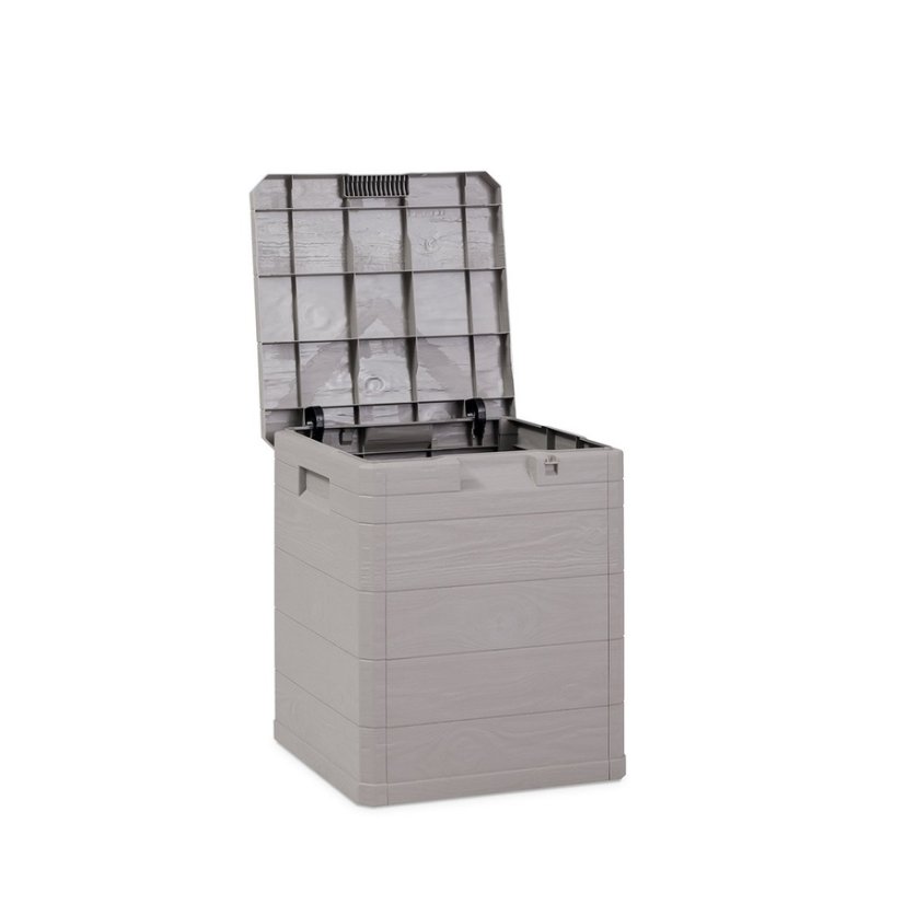 ALDOTRADE Box na podušky Woody 90l - Názov varianty: Hnědá