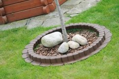 ALDOTRADE Záhradná palisáda lem trávníka Happy Grass 7 cm - 3,1m