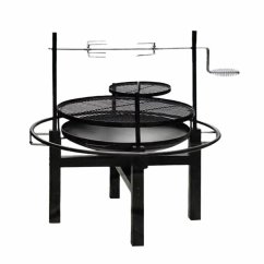 Multifunkční gril s otočným rožněm 90x86x99 cm