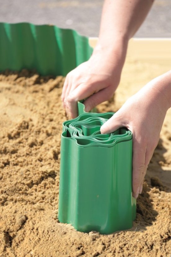 ALDOTRADE Obruba trávniková zelená lem trávníka - Názov varianty: 20cmx9m