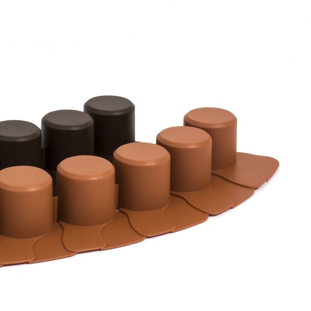 ALDOTRADE Záhradná palisáda lem trávníka Happy Grass IPAL 7 - 4,05m - Názov varianty: Teracota