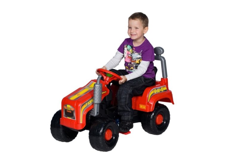 ALDOTRADE Šliapací traktor Maxi - Názov varianty: Červená
