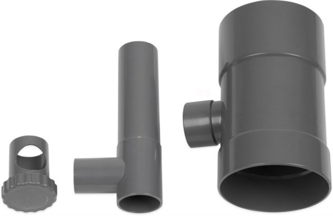 Zberač dažďovej vody zo zvodu s ventilom 80mm ŠE