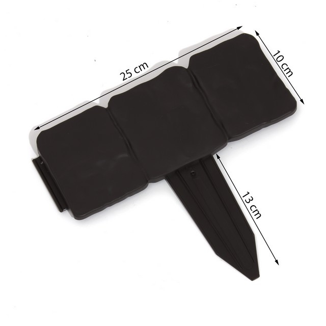 ALDOTRADE Záhradný obrubník plastový kameň 2,5m - Názov varianty: Sivá