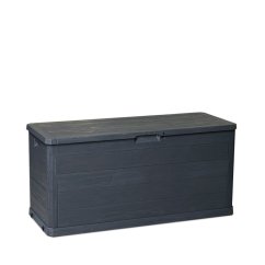 ALDOTRADE Záhradný úložný box drevo 280l antracit