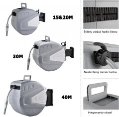 Automatický naviják s hadicou 35m