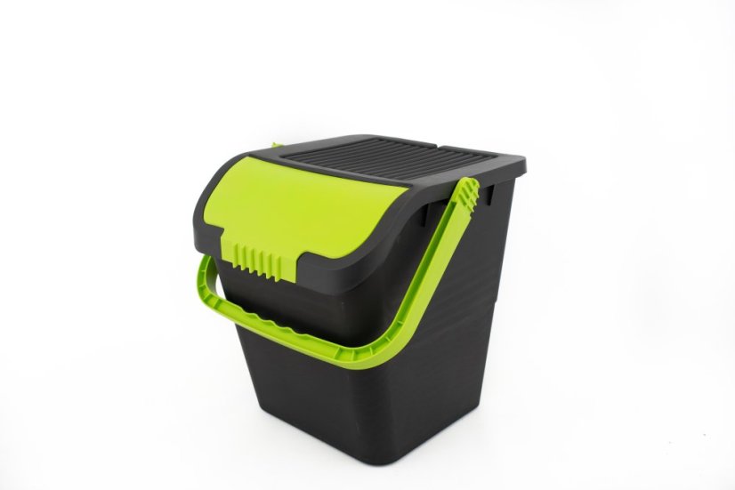 Kôš odpadkový Practic 35l ČER/ZO veko Kôš odpadkový Practic 35l ČER/ZO veko