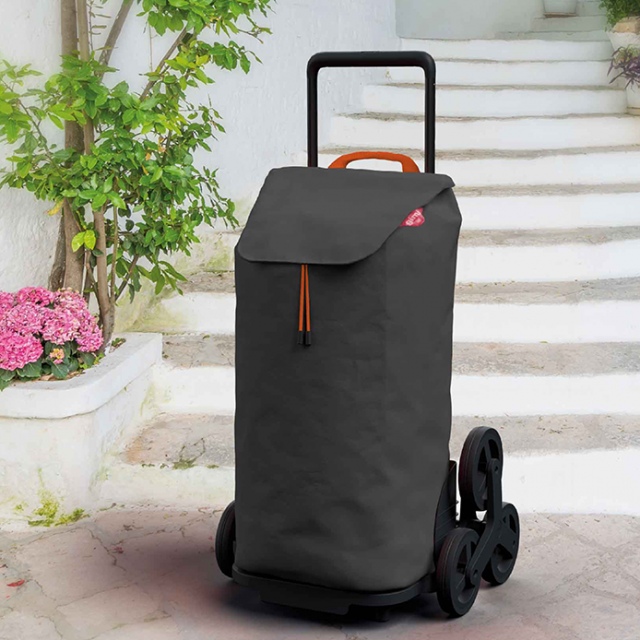 ALDOTRADE Nákupná taška Tris Floral sivá