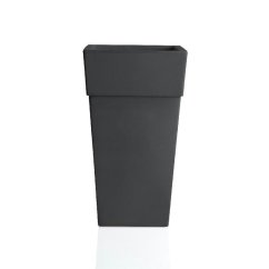 Kvetináč PIRAMIDE 50x50x87cm, antracit