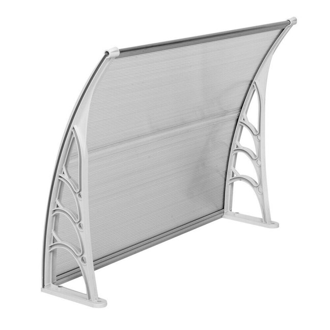 ALDOTRADE Dverná vchodová strieška Standart 100x150 cm - Názov varianty: Hnedá