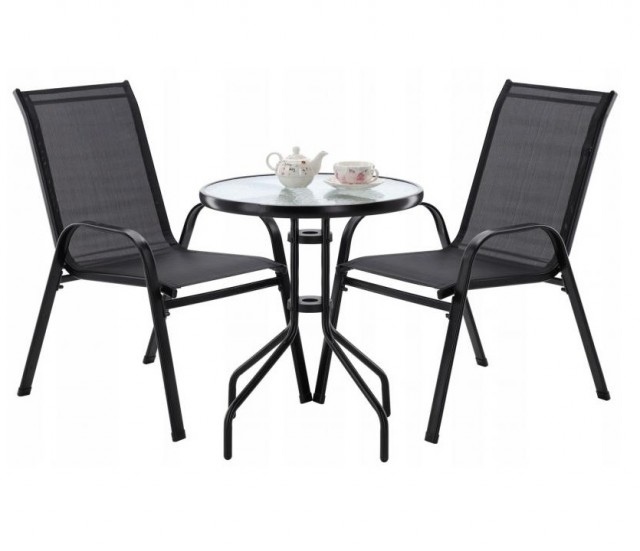 ALDOTRADE Záhradný balkónový set STELA čierny