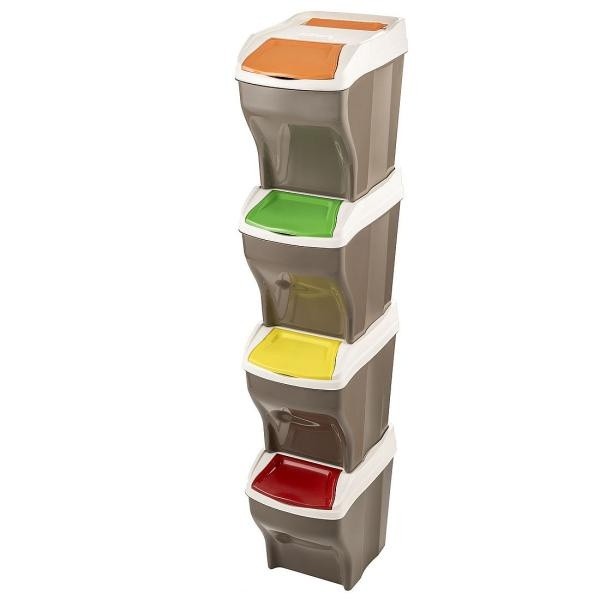 ALDOTRADE Kôš na triedený odpad Poker Plus 4x27l