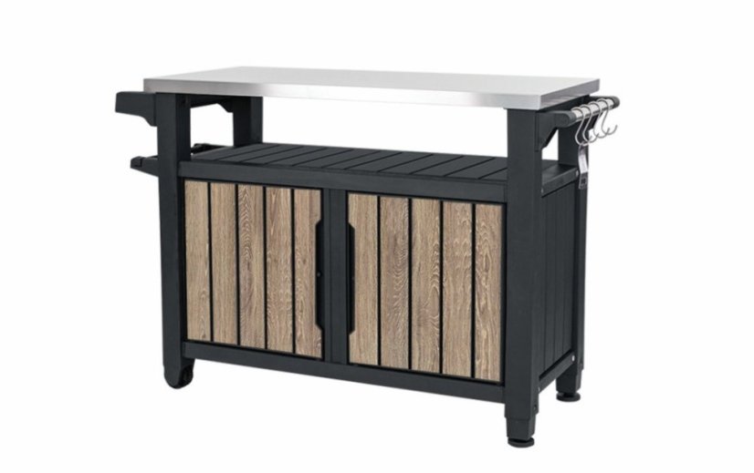 Keter grilovací stolík Deco Unity XL jaseň