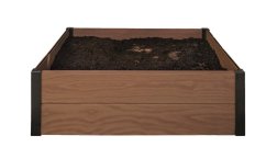KETER Vyvýšený záhon Maple Square hnedý