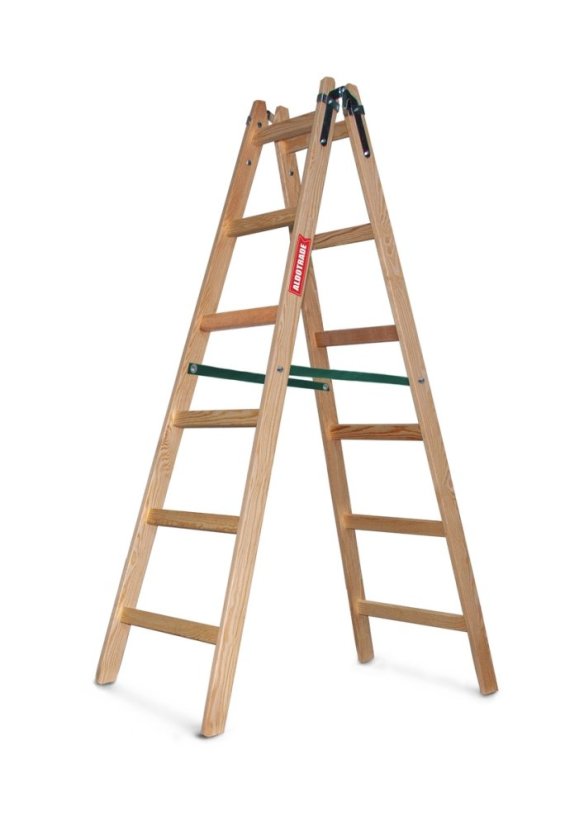 ALDOTRADE Drevený rebrík - štafle 2x6