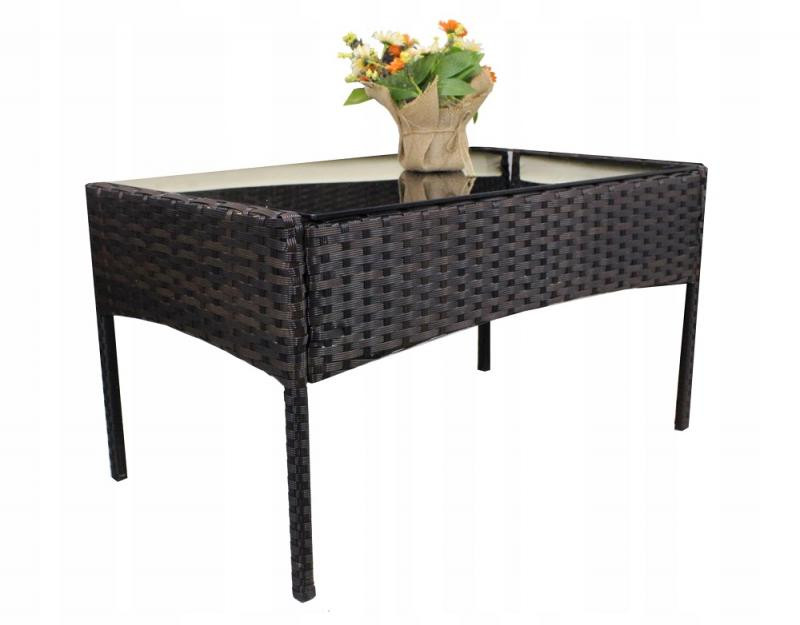 Záhradný set z ratanu GardenLine, HN + KREM podsedáky