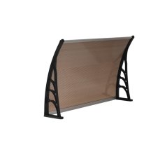 ALDOTRADE Dverná vchodová strieška 120x80cm NEDELENA hnedá