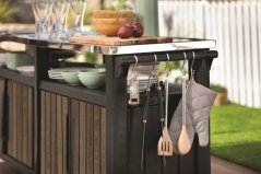 Keter grilovací stolík Deco UNITY 415L orech