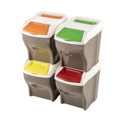 ALDOTRADE Kôš na triedený odpad Poker Plus 4x27l