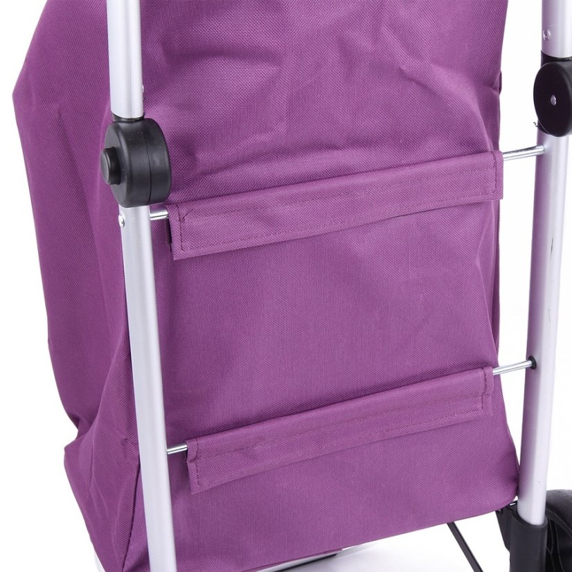 ALDOTRADE Nákupná taška na kolieskach MALAGA fialová