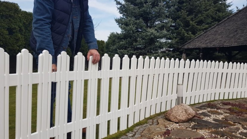 ALDOTRADE Záhradný plôtik Mega 4,7m - Názov varianty: Bielá