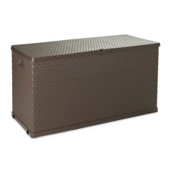 ALDOTRADE zahradní úložný box RATTAN 420l hnědý