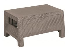 Keter záhradný stôl Corfu cappuccino, 77x57x42 cm