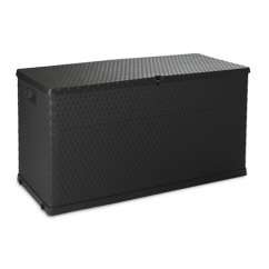ALDOTRADE záhradný úložný box RATTAN 420l antracit