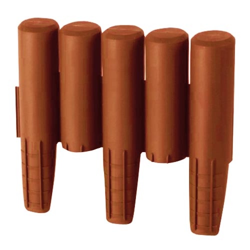 ALDOTRADE Záhradná palisáda kolíková lem trávníku IPAL 5 2,7m - Názov varianty: Teracota