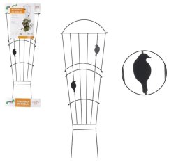 Opěra na popínavé květiny 40 x 117cm, černá, N1909