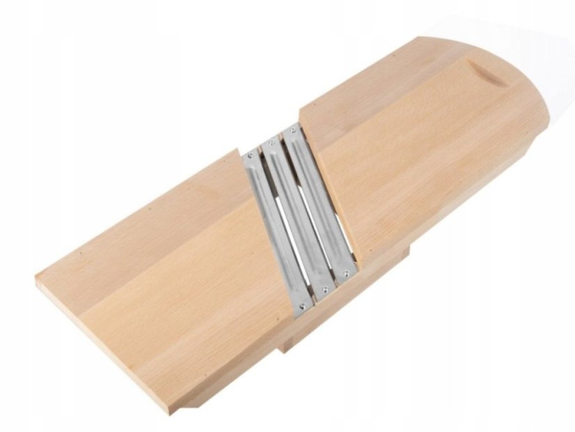 ALDOTRADE Kruhadlo na kapustu 3 nože so šuplíkom 65 x 23,5 x 8,5 cm
