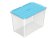 Multibox ECO s pripevneným vekom 48l, veko modré